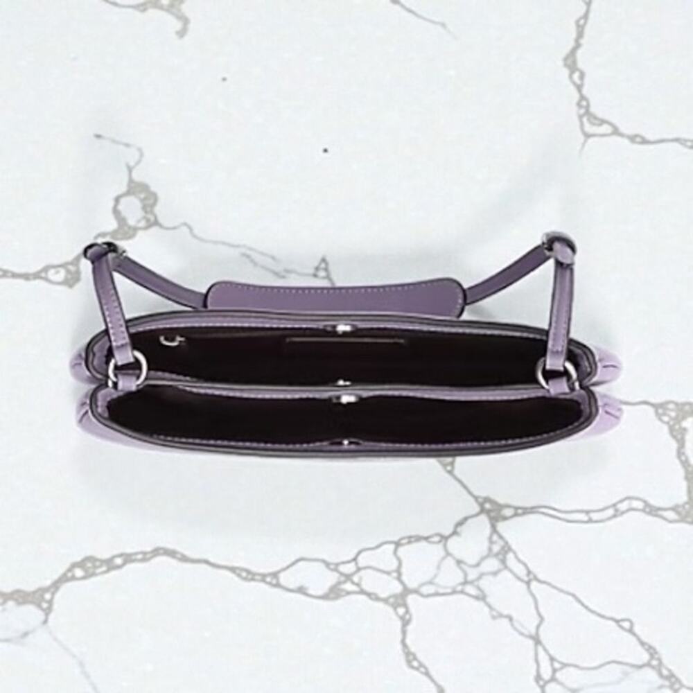 Coach Penelope Shoulder Bag Leather Purse in Light Violet CP101 - Picture 3 of 4